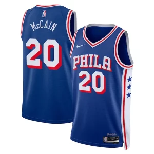 Jared McCain Philadelphia 76ers Nike Swingman Dashing Jersey Icon Edition Royal