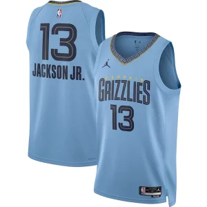 Jaren Jackson Jr. Memphis Grizzlies Jordan Brand Unisex Swingman Jersey Exquisite Statement Edition Light Blue