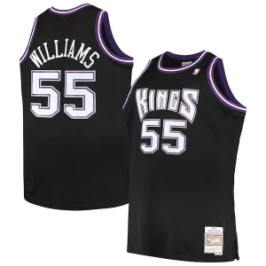 Jason Williams Sacramento Kings Big Gracieux & Tall 2000/01 Hardwood Classics Swingman Jersey Black