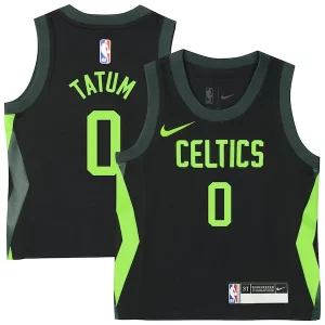 Jayson Tatum Boston Celtics Confortable Nike Toddler 2024/25 Swingman Player Jersey City Edition Black