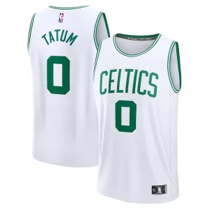 Jayson Tatum Boston Celtics Youth Fast Break Personalisable Replica Player Jersey Association Edition White