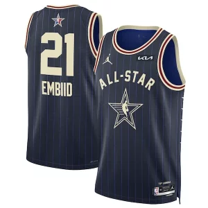 Joel Embiid Jordan Brand Unisex 2024 NBA All Star Game Moderne Swingman Jersey Navy