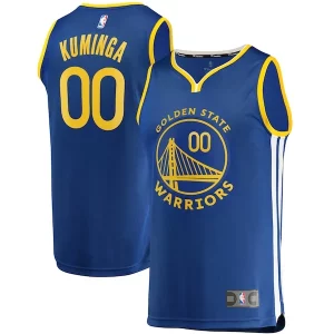 Jonathan Kuminga Golden State Warriors Refiné 2021 NBA Draft First Round Pick Fast Break Replica Jersey Royal Icon Edition