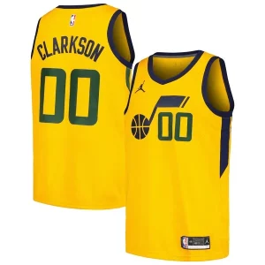 Jordan Clarkson Utah Jazz Jordan Brand Swingman Player Jersey Statement Tendance Edition Yellow