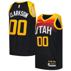 Jordan Clarkson Utah Jazz Nike Haut de gamme Swingman Player Jersey City Edition Black