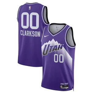 Jordan Clarkson Utah Jazz Nike Unisex 2023/24 Swingman Jersey Purple City Edition Uniques