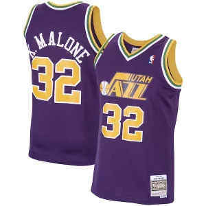 Karl Malone Utah Jazz 1991/92 Hardwood Classics Swingman Jersey Purple Incontournable