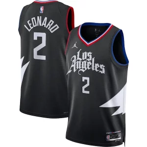 Kawhi Leonard LA Clippers Jordan Brand Unisex Swingman Jersey Statement Commémoratif Edition Black