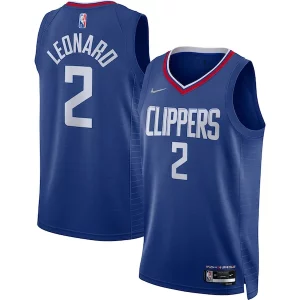 Kawhi Leonard LA Clippers Nike 2021/22 Diamond Swingman Jersey Icon Tendance Edition Royal