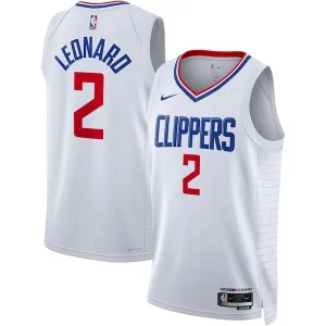 Kawhi Leonard LA Classique Clippers Nike Unisex Swingman Jersey Association Edition White/Royal