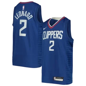 Kawhi Leonard LA Clippers Nike Youth Swingman Jersey Icon Edition Gracieux Royal/White