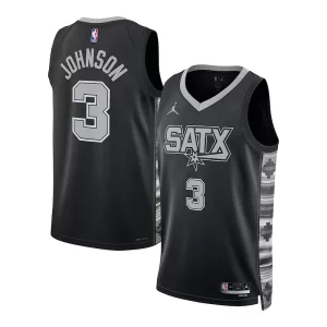Keldon Johnson San Antonio Spurs Jordan Brand Unisex Swingman Jersey Statement Edition Classique Black
