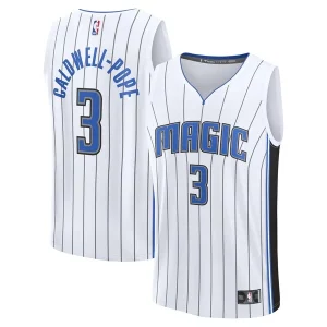Kentavious Caldwell Authentique Pope Orlando Magic Fast Break Replica Player Jersey Association Edition White