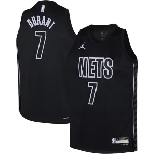 Kevin Durant Brooklyn Nets Jordan Brand Captivant Youth Swingman Jersey Statement Edition Black