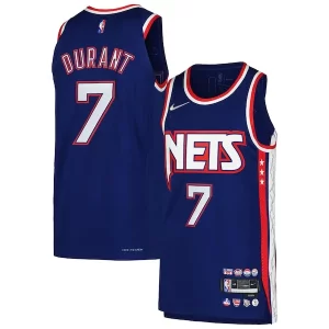 Kevin Durant Brooklyn Luxueux Nets Nike Authentic Player Jersey City Edition Blue