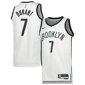 Kevin Durant Brooklyn Refiné Nets Nike Unisex Swingman Jersey Association Edition White/Black
