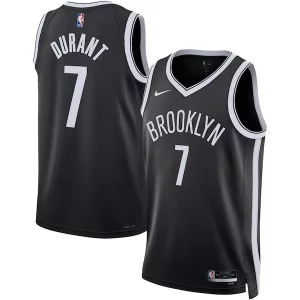 Kevin Durant Brooklyn Nets Nike Tendance Unisex Swingman Jersey Icon Edition Black/White