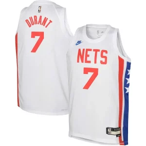 Kevin Durant Brooklyn Nets Nike Youth 2022/23 Swingman Jersey White Classic Classique Edition