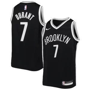 Kevin Bold Durant Brooklyn Nets Nike Youth Swingman Jersey Icon Edition Black