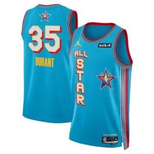 Kevin Durant Jordan Brand Unisex 2025 NBA All Exquisite Star Game Swingman Player Jersey Light Blue