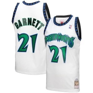 Kevin Garnett Minnesota Timberwolves 1997 98 Hardwood Moderne Classics Reload 3.0 Swingman Jersey White