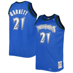 Kevin Garnett Classique Minnesota Timberwolves Big & Tall Hardwood Classics 2003/04 Swingman Jersey Blue