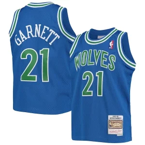 Kevin Garnett Minnesota Timberwolves Youth 1995 96 Collectible Hardwood Classics Swingman Jersey Blue