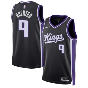 Kevin Huerter Sacramento Kings Nike Élégant Unisex Swingman Jersey Icon Edition Black