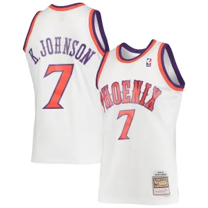 Kevin Johnson Phoenix Suns 1988/89 Hardwood Personalisable Classics Swingman Jersey White