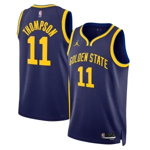 Klay Thompson Charming Golden State Warriors Jordan Brand Unisex Swingman Jersey Statement Edition Navy