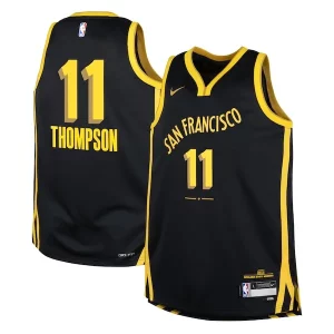 Klay Thompson Golden State Warriors Nike Youth Swingman Replica Jersey City Exquisite Edition Black