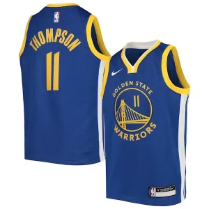Klay Thompson Golden State Warriors Authentique Nike Youth Team Swingman Jersey Icon Edition Blue