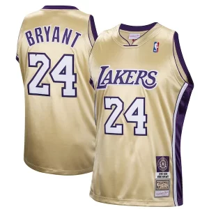 Kobe Bryant Los Angeles Lakers Hall of Fame Class of 2020 #24 Authentic Hardwood Classics Jersey Gold Uniques