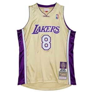 Kobe Bryant Los Angeles Lakers Hall of Fame Class of 2020 Exclusif #8 Authentic Jersey Gold/Purple