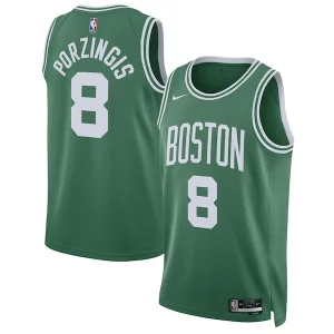 Kristaps Porzingis Boston Celtics Nike Unisex Swingman Unique Jersey Icon Edition Kelly Green
