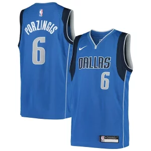 Kristaps Magnifique Porzingis Dallas Mavericks Nike Youth Swingman Jersey Icon Edition Blue