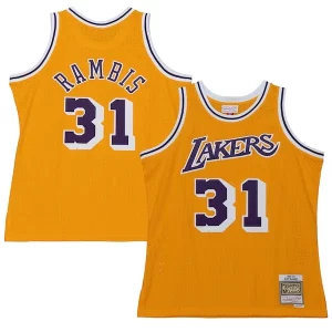 Kurt Rambis Los Confortable Angeles Lakers 1984/85 Swingman Jersey Gold