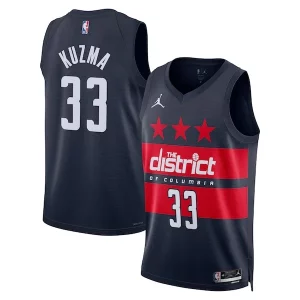 Kyle Kuzma Washington Wizards Jordan Brand Exclusif Unisex 2024/25 Swingman Jersey Statement Edition Navy