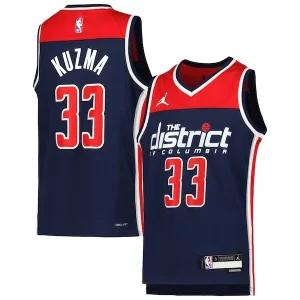 Kyle Kuzma Washington Wizards Jordan Brand Youth Swingman Jersey Haut de gamme Statement Edition Navy