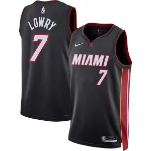 Kyle Lowry Miami Heat Vibrant Nike Unisex Swingman Jersey Icon Edition Black