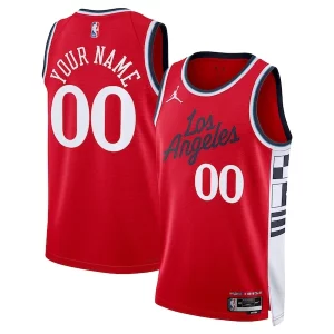 LA Clippers Refiné Jordan Brand Unisex 2024/25 Custom Swingman Jersey Statement Edition Red