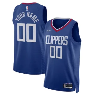 LA Clippers Nike 2021/22 Admirable Diamond Swingman Custom Jersey Icon Edition Royal