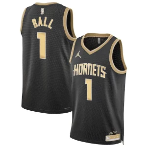 LaMelo Ball Charlotte Hornets Jordan Brand Unisex Select Series Swingman Jersey聽鈥?Black Splendide