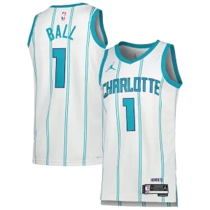 LaMelo Ball Charlotte Hornets Jordan Brand Unisex Swingman Jersey Association Sophistiqué Edition White/Teal