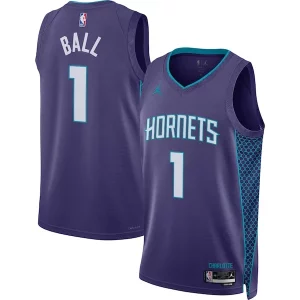 LaMelo Ball Charlotte Hornets Jordan Brand Unisex Swingman Jersey Vibrant Statement Edition Purple