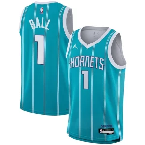 LaMelo Ball Charlotte Hornets Nike Youth Swingman Haut de gamme Jersey Icon Edition Teal
