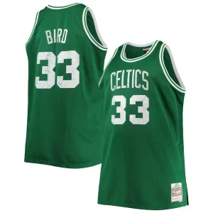 Larry Bird Boston Celtics Superbe Big & Tall 1985/86 NBA 75th Anniversary Diamond Swingman Jersey Kelly Green