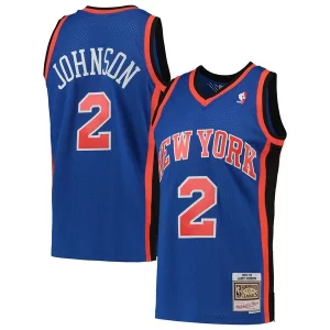 Larry Johnson New York Knicks 1998/99 Superbe Hardwood Classics Swingman Jersey Blue