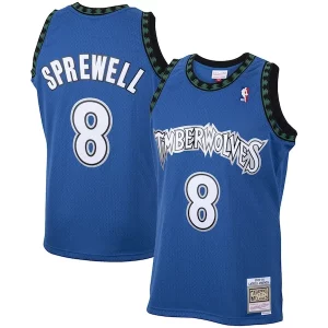 Latrell Sprewell Minnesota Timberwolves 2001/02 Hardwood Classique Classics Swingman Jersey Blue