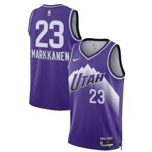 Lauri Markkanen Utah Jazz Nike Unisex Luxueux 2023/24 Swingman Jersey Purple City Edition